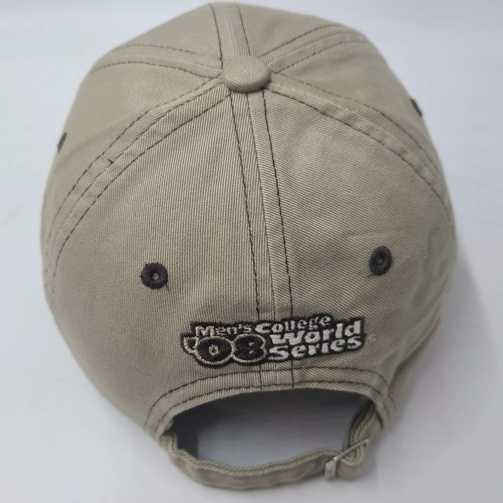 LSU Tigers Hat Nike Strapback‎ 2008 College World Series Beige Men NCAA Baseball